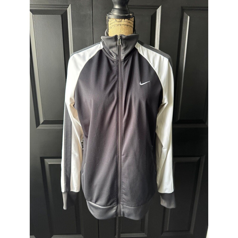 Women’s Nike jacket, black and white size xl